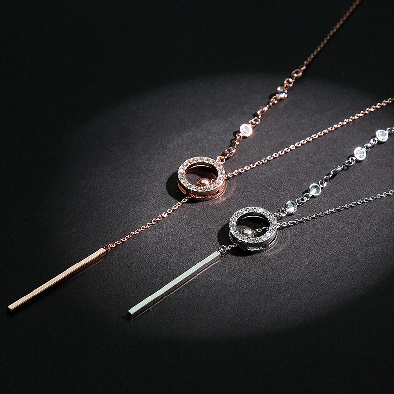 Elegant Long Women's Sweater Necklace: Versatile High-End Pendant for Cross-Border Fashion
