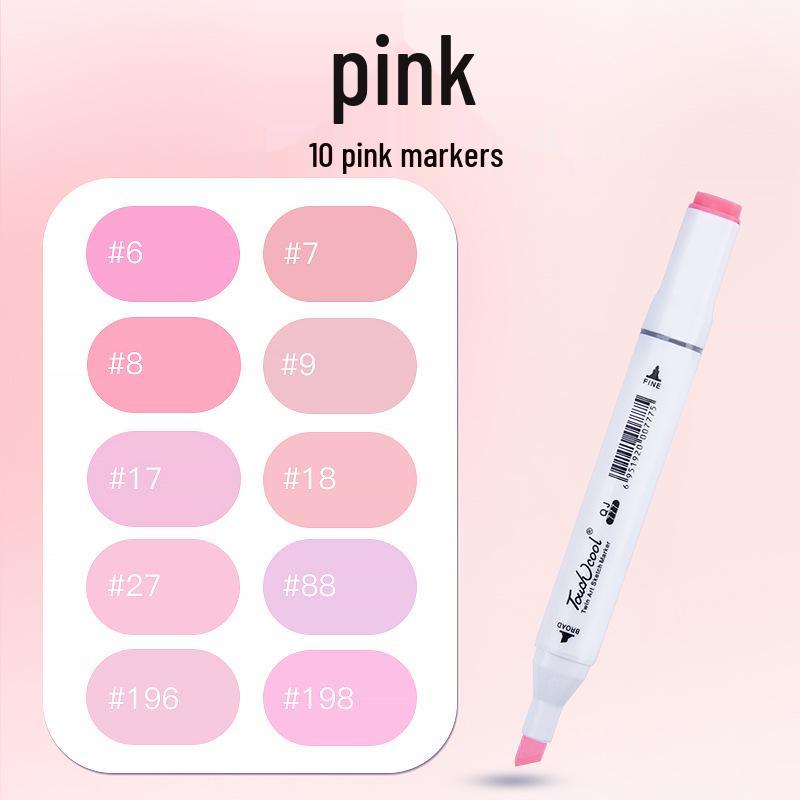 Touch Anime Skin Tone Oily Marker Pen, No. 0 Black Cool Gray, Individual Purchase, Perfect for Student Touch-Ups