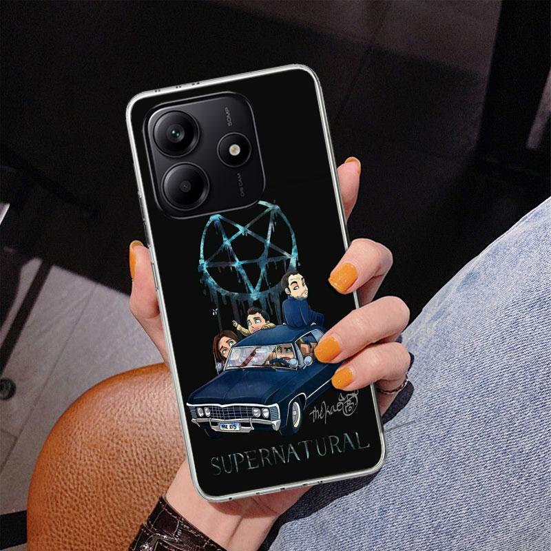 Angel Castiel Supernatural Phone Case For Xiaomi Redmi Note 15 14 13 12S 12 11 Pro Plus 14S 11S 11E 10 10S 11T 5G Personalized C