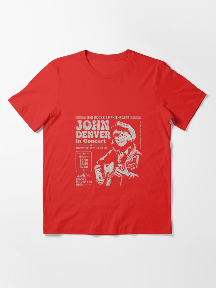 John Denver John Denver Red Rocks Concert 1973 Vintage Essential T-Shirt