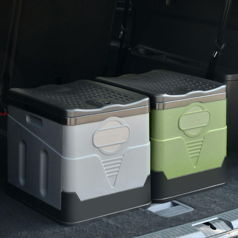 Camping Folding Toilet Movable Car Toilet Bucket Emergency Portable Outdoor Toilet for Self-driving Travel Portable Trash Can
