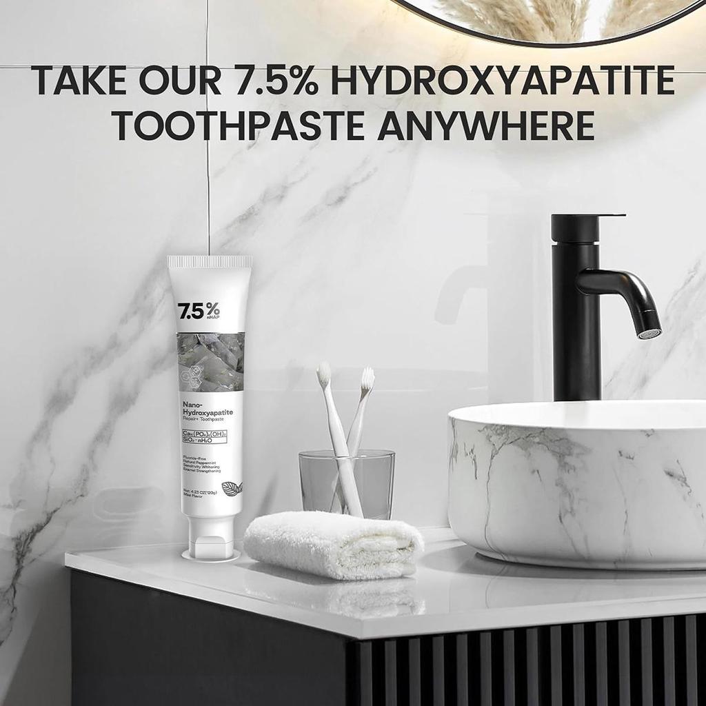 Nano-Hydroxyapatite Fluoride-Free Toothpaste for Advanced Enamel Protection