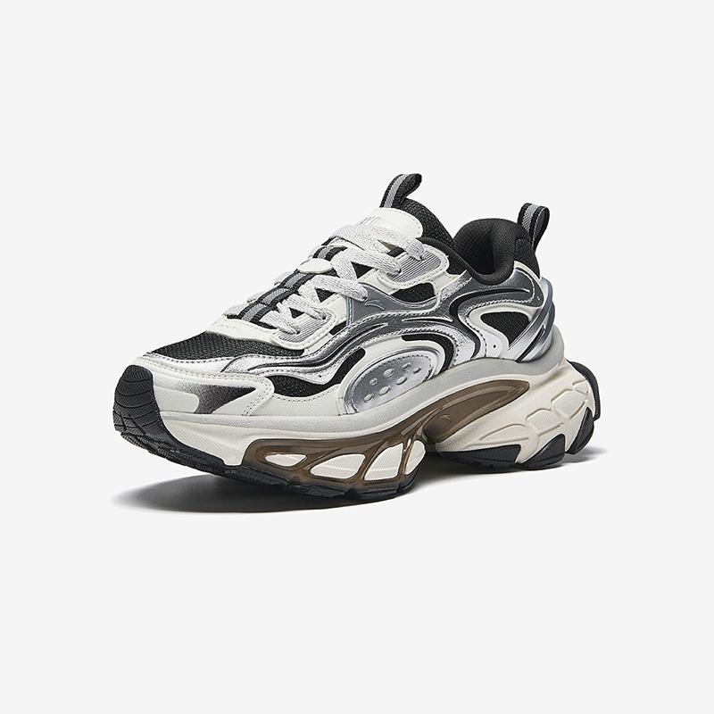 Anta Kids Featherlight Synthetic Leather Comfortable Versatile Lightweight Shock Absorbing Low Top Running Shoes Men Running Shoes 322448815-5