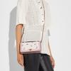 Coach Riley Floral Print Chain Leather Accordion Bag Women Handbags Cherry-Blossom-Pink 2409-B4CAH