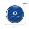2Pcs Carbon Fiber Leather Car Coaster Water Cup Mat For Leapmotor T03 S01 C11 C01 C10 C16 B10 Non-slip Pad Interior Accessories