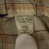 Levi's 70s Vintage Short Sleeve Check Shirt S Beige Men's Used