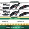 Compatible with Mercedes-Benz C200/C200L/K/Estate: Original Silent Bone-Free Wiper Blades.
