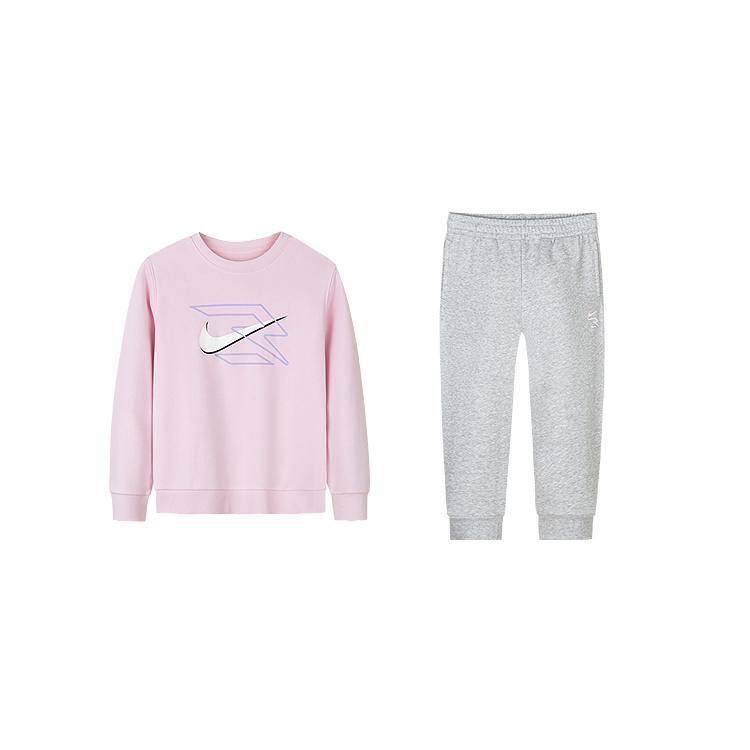 

Nike Casual Sports Suit Comfortable Stylish Versatile Solid Color Kids suits Cherry-Blossom-Pink N32442170GS-004 M