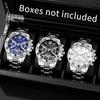 Luxe Kwarts Horloge Roestvrij Staal Horlogeband Zakelijk Horloge Hoge Kwaliteit Heren Polshorloge