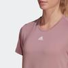 (WMNS) adidas WTR Aeroready T-Shirt Asia Sizing 'Purple' Women's HG0253