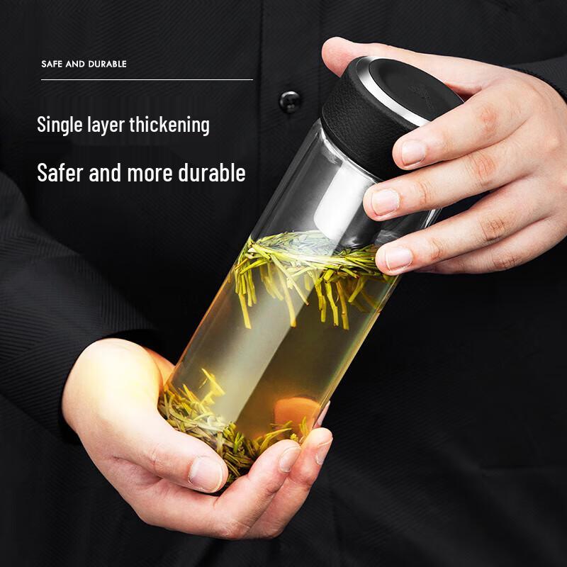 

NHZHIW Classic Leather Texture Glass Cup