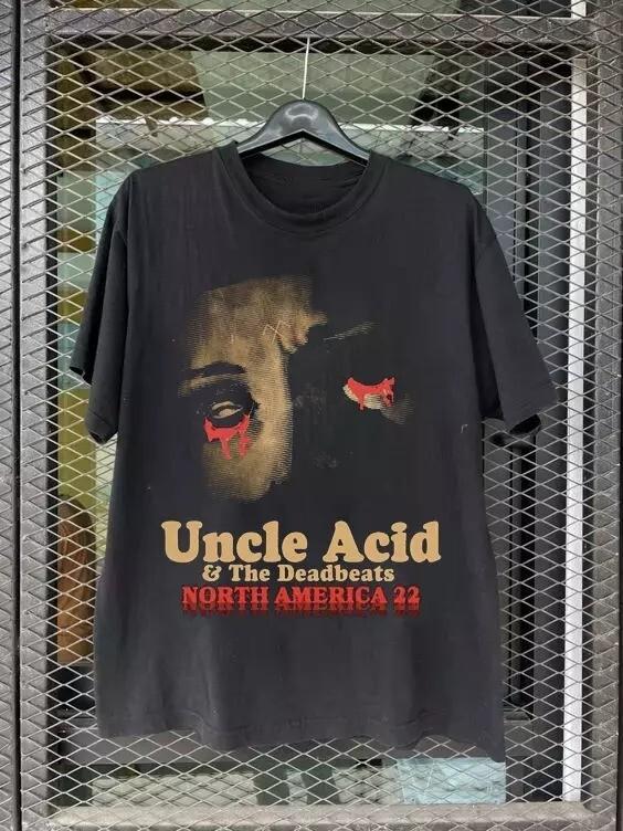 NEW Uncle Acid And The Deadbeats Tour Poster Band Unisex T-shirt All Sizes Unisex T-Shirt L