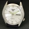 VINTAGE SEIKO 5 AUTOMATIC 7009A JAPAN MENS SILVER COLOR DIAL WATCH a701573-5 R206b-a701573