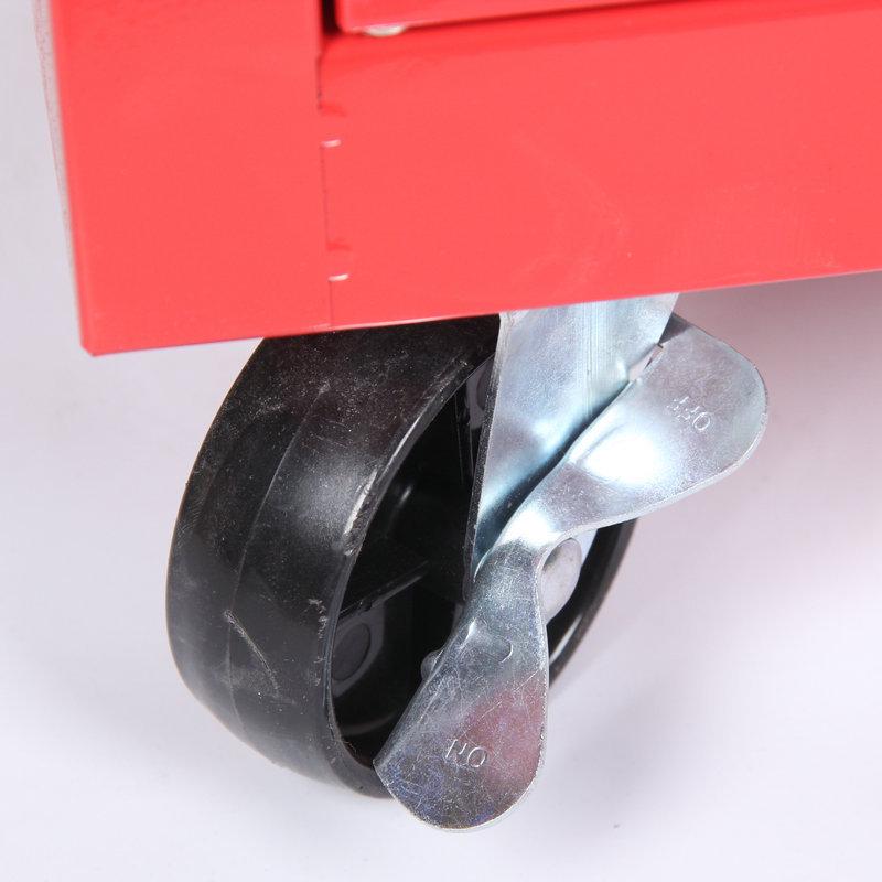 Thickened Cold-Rolled Steel Double Door Tool Cabinet with Double Drawers for Auto Repair