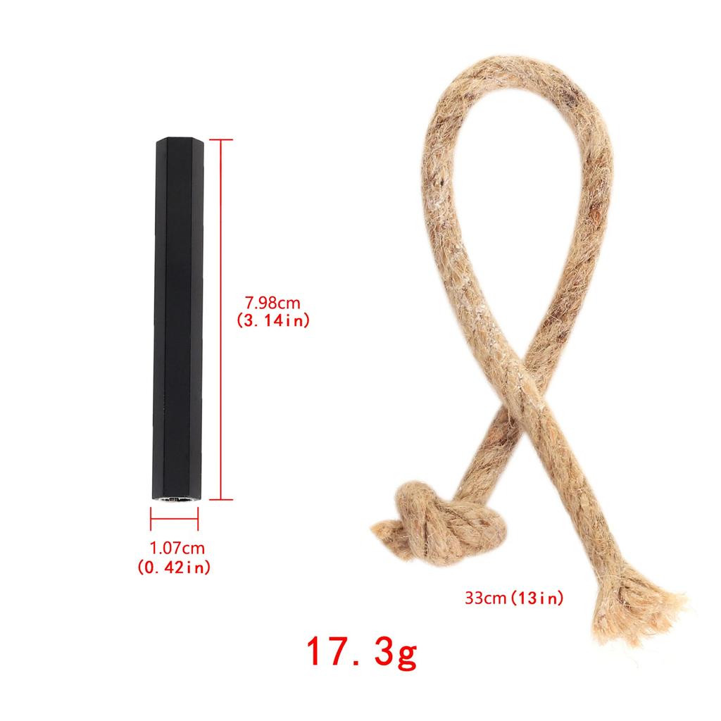 1/6pcs Outdoor ignition rope and hemp rope, suitable for wood stoves, fireplaces, camping, hiking, and backpacks