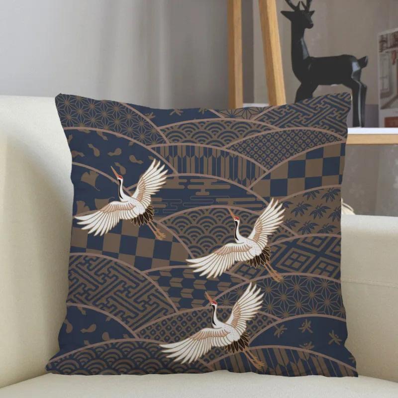 Musife Japanese Style Illustration Pillowcase Sofa Decorative Cushion Cover Pillowcase Home Decor Drop Shipping 12.15