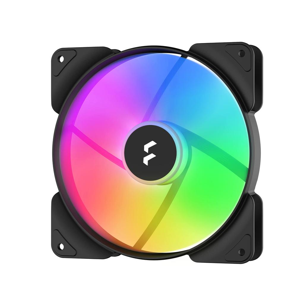 Fractal Design Aspect 14 RGB Black 3-Pack PC Case Fans, 14cm, Daisy Chain Compatible, FD-F-AS1-1406 (FN1514)