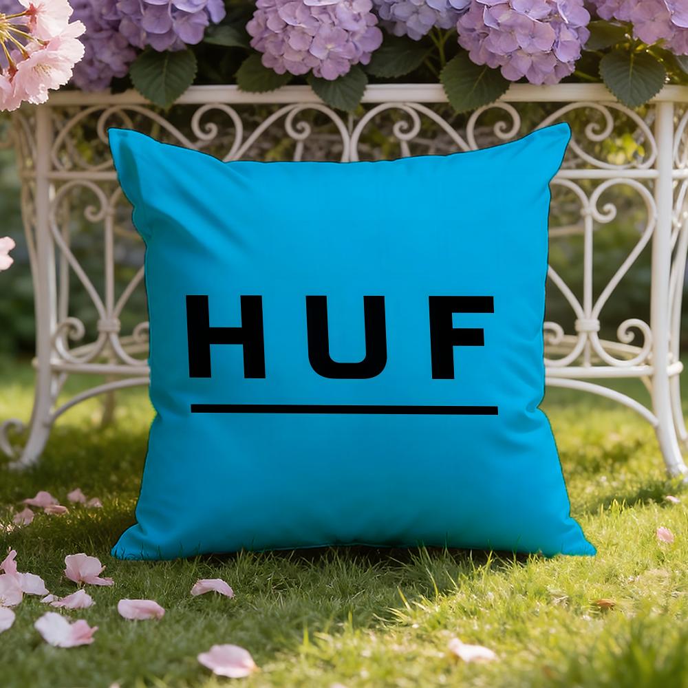 Brand H-Huf Fashion Cushion Cover Home & Car Dual-Scene Pillow Cover: Reversible for Premium Comfort
