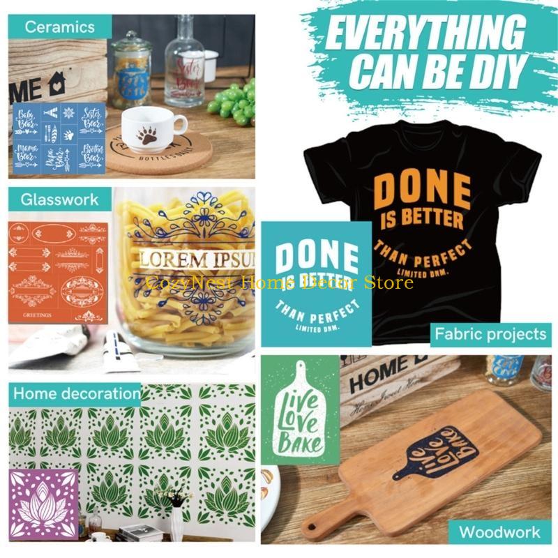 92MF Self-Adhesive Silk Screen Printing Stencil Christmas Gnome Reusable Mesh Stencil Transfer Washable for DIY Painting Silk