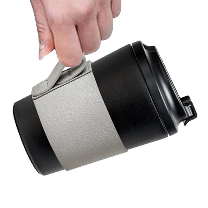 Obaly na kávové hrnky Obal na hrnek Obaly na hrnky Obal na nápojový hrnek s uchem Chránič ruky z PU kůže Opakovaně použitelný obal s uchem