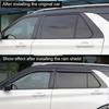 For Ford Explorer 2020 2021 2022 2023 2024 2025 Glossy Black Window Door Column C Pillar Post Cover Trim Stainless Steel Sticker