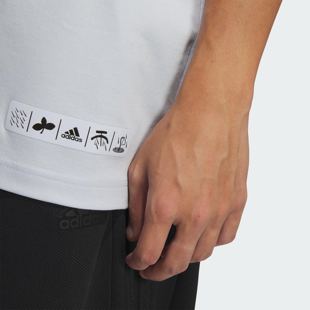 adidas Sportswear Solid Color Crew Neck Short Sleeve T-Shirt Men Tops Light-Blue IM9031