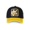 Capslab Casquette Trucker Pokemon Pikachu Homme - Trucker - Filet Rigide - Noir | Jaune | Gris - Visière Arrondie