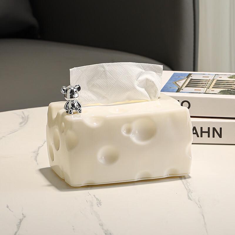 

ZISIZ Modern Cheese Tissue Box Holder