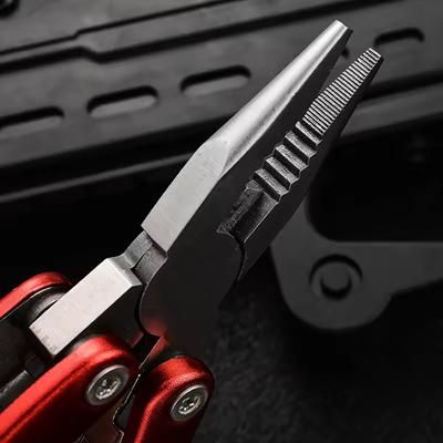 Outdoor Survival Camping Equipment Stainless Steel 9 In 1 Portable Multi-Tool Pliers Portable Camping Accessories