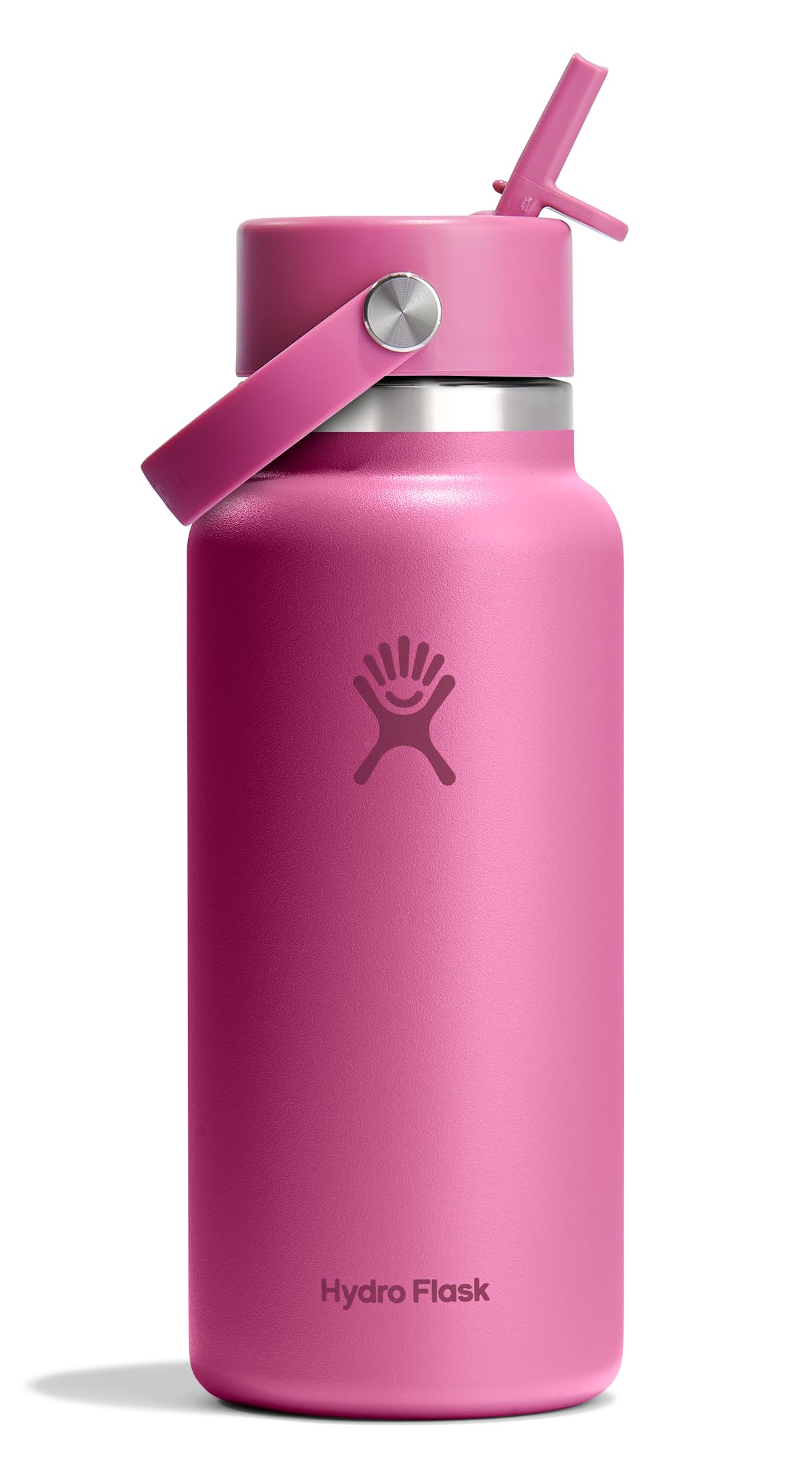 

Stainless Steel Bottle Wide Mouth Flex Straw Wide Mouth Flex Straw 32oz 946ml Leaf Thermal Insulated Water Bottle Japanese (Authentic Product)