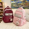 Student Schoolbag Ridge Backpack Women's Lightweight Large Capacity Backpack
