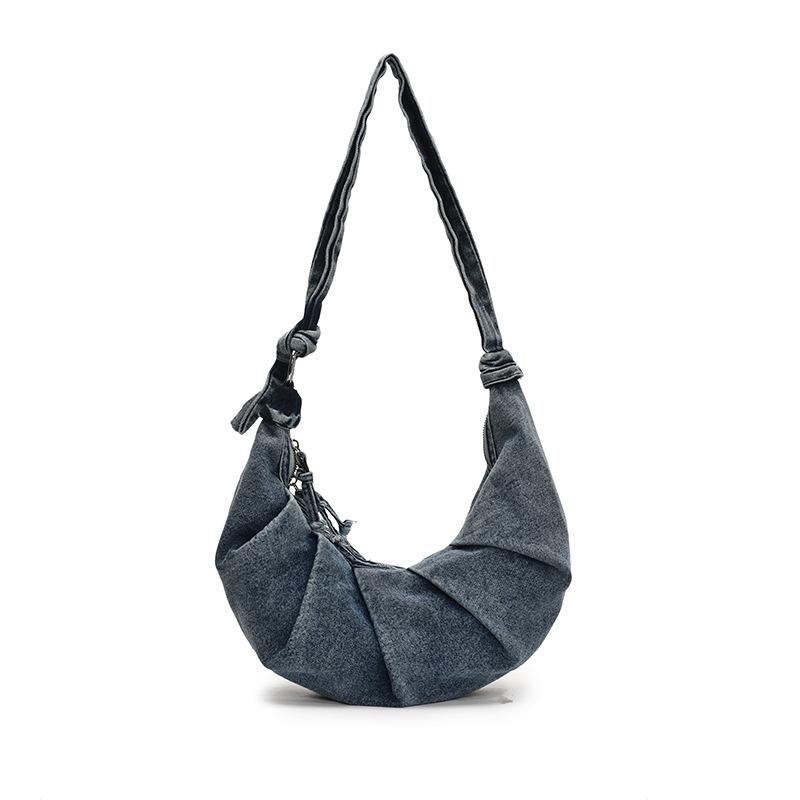 New Large-capacity Versatile Solid Color Bag Women's Casual Nylon Shoulder Bag