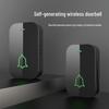 Smart Self-Powered Wireless Doorbell with Long-Range Remote Control, Waterproof Design, Ideal for Homes and Elderly.