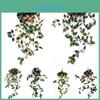 Beautiful 100cm Artificial Flowers Silk Rose Fake Garland Vine Ivy Plant Leaves For Stunning Home Decor