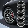 2026 4YGYE 60mm 61mm 69mm 128mm 4Pcs Car Wheel Hub Center Caps Rim Cover Badge For 4YGYE S-Line A3 A4 A6 Q3 Q5 A5 Q7 A1 A8 Q2 Q8 Q4 A4L