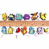 1pcs Cartoon  PVC Shoe Charms Cute Pikachu Squirtle Clog Pins Sandal Decorations Shoes Accessories Backpack Buckle