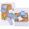 5 Pairs Soft Cotton Girls Boys Socks Autumn Winter Mid-calf Socks Floor Stockings  for 0-5 Years