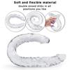 Consolador suave doble realista para lesbianas, tapón Anal vaginal, pene postizo, Juguetes sexuales para mujeres, parejas, productos para adultos Gay