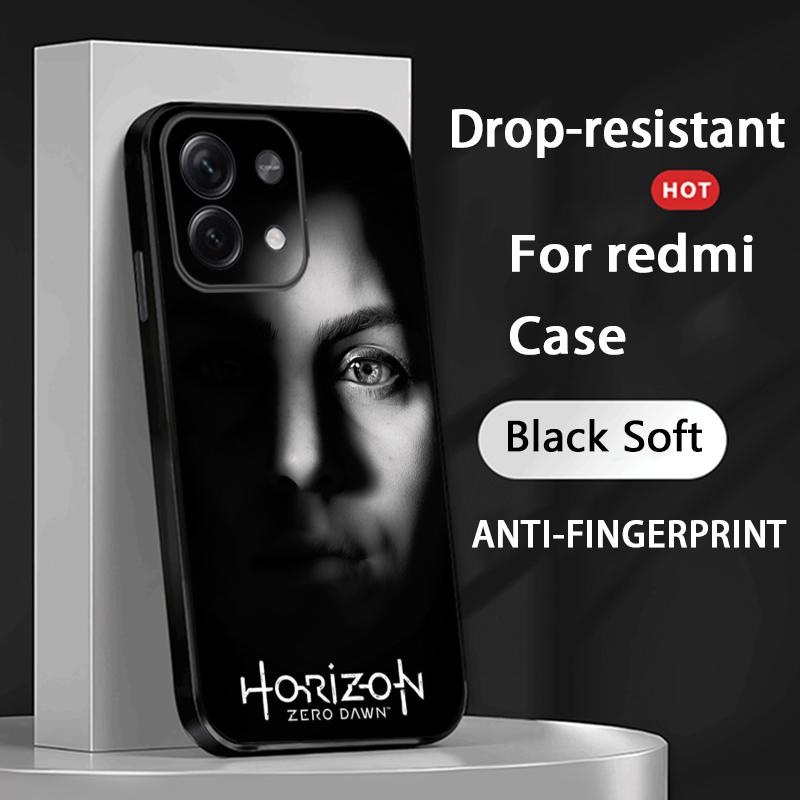 Game Horizon Zero fashion poster Phone Case For Redmi Note 14 13 12 11 Pro Plus S 5G 14C A3 Soft Black Phone Cover