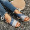 Elegant Women's Fish Mouth Sandals With Stylish Color Matching And Comfort Low Square Heel