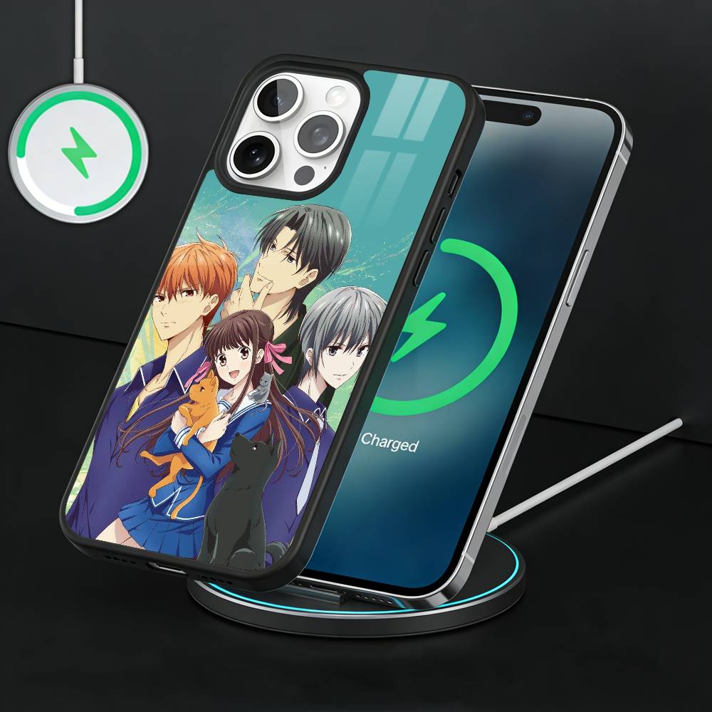 Anime Fruits B-Basket Phone Case For iPhone17,16,15,14,13 Plus,Pro Max Magnetic For Magsafe Wireless Charging