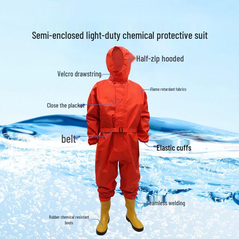 SANSHENG Jiuwei Lightweight One-Piece Chemical Protective Suit 1
