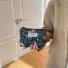 Fashion Floral Print Canvas Cosmetic Bag Large Capacity Travel Makeup Storage Pouch