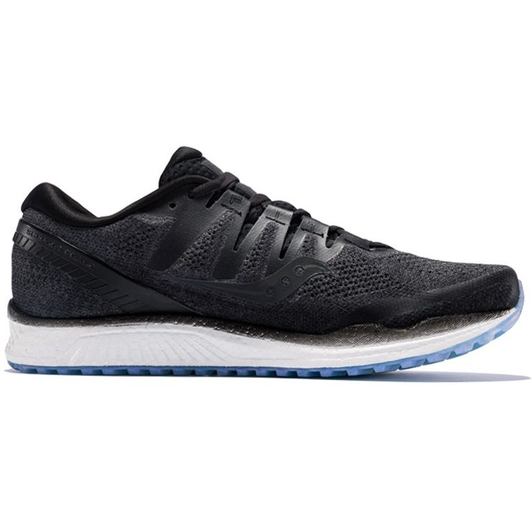 SAUCONY Freedom ISO2 Comfortable Minimalist Mesh Cushioning Lightweight Low-Top Running Shoes Men Sneaker Black S20440-1