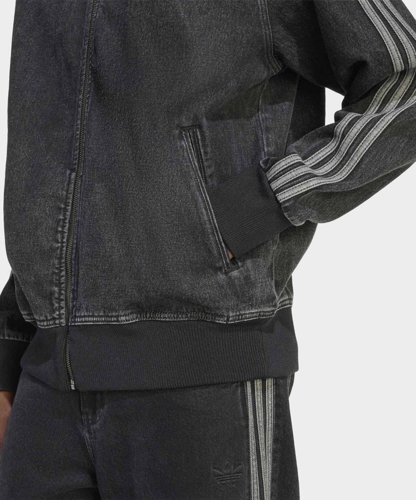 Adidas Denim Firebird Track Top - Black / Kd1516