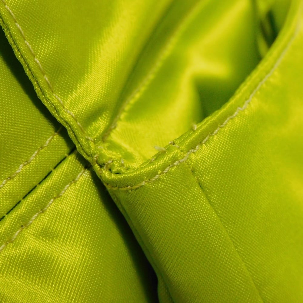 Used 11491 Baguette Pouch Baseball Cap FXQ934 ANBA F0L89 7919 Jet Acid Green TU 22.8" FF Logo Nylon Wasabi Men's from