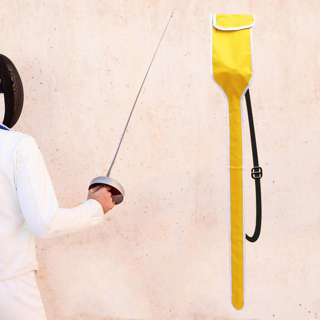 Adult Fencing Sword Bag Sling Gift for Fencer Waterproof Foil, Saber and Epee