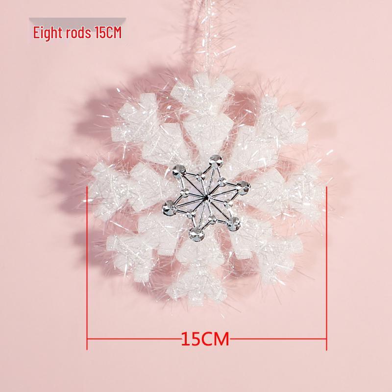 3D Foam Snowflake Dance Props & Christmas Hanging Ornaments