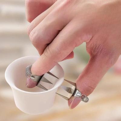 Töpferglasur Werkzeuge Fingerspitzen Tauchglasur Zange DIY Edelstahl Glasurzange Teetasse Kleine Keramik Färbe- und Glasurwerkzeug