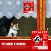Pet Alert Safety Fire Rescue Stickers Window Cling Pets Inside Decal Stickers UV Fade Resistant Alert Safety Fire Rescue Sticker